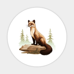 Pine Marten Magnet